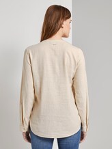 Tunika mit Turn-Ups - Frauen - soft creme beige Tunika mit Turn-Ups - Frauen - soft creme beige - 2 - TOM TAILOR Denim