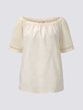 Carmenbluse - Frauen - soft creme beige Carmenbluse - Frauen - soft creme beige - 7 - TOM TAILOR Denim