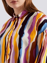 Gemusterte Oversized Bluse - Frauen - wavy multicolor stripes Gemusterte Oversized Bluse - Frauen - wavy multicolor stripes - 9 - TOM TAILOR Denim
