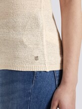 Strick-Top mit Knoten-Detail - Frauen - soft creme beige Strick-Top mit Knoten-Detail - Frauen - soft creme beige - 10 - TOM TAILOR Denim