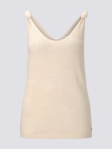 Strick-Top mit Knoten-Detail - Frauen - soft creme beige Strick-Top mit Knoten-Detail - Frauen - soft creme beige - 7 - TOM TAILOR Denim
