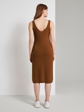 Dress with knotted details - Women - mango brown Dress with knotted details - Women - mango brown - 2 - TOM TAILOR Denim