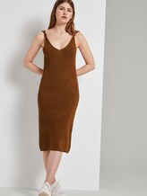 Dress with knotted details - Women - mango brown Dress with knotted details - Women - mango brown - 5 - TOM TAILOR Denim