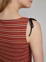 Gemustertes Kleid mit Schulter-Detail - Frauen - red structure Gemustertes Kleid mit Schulter-Detail - Frauen - red structure - 9 - TOM TAILOR