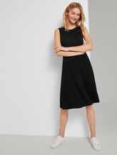 Jurk uit jersey met Weense naden - Vrouwen - Deep Black Jurk uit jersey met Weense naden - Vrouwen - Deep Black - 5 - TOM TAILOR