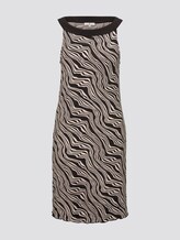 Ärmelloses Neckholder-Kleid mit Print - Frauen - black wavy design Ärmelloses Neckholder-Kleid mit Print - Frauen - black wavy design - 7 - TOM TAILOR