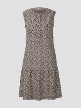 Ärmelloses Volantkleid mit Äffchenprint - Frauen - vanilla monkey small design Ärmelloses Volantkleid mit Äffchenprint - Frauen - vanilla monkey small design - 7 - TOM TAILOR