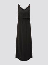 Ärmelloses Maxikleid mit Ring-Detail - Frauen - Deep Black Ärmelloses Maxikleid mit Ring-Detail - Frauen - Deep Black - 7 - TOM TAILOR