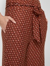 Culotte-Jumpsuit mit Schleifendetail - Frauen - brown geometric design Culotte-Jumpsuit mit Schleifendetail - Frauen - brown geometric design - 10 - TOM TAILOR