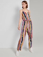 Patterned jumpsuit - Women - wavy multicolor stripes Patterned jumpsuit - Women - wavy multicolor stripes - 5 - TOM TAILOR Denim