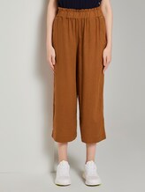 Culotte mit elastischem Bund - Frauen - mango brown Culotte mit elastischem Bund - Frauen - mango brown - 1 - TOM TAILOR Denim