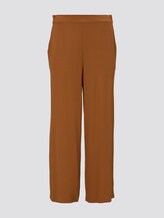 Flowing culotte with a tie belt - Women - mango brown Flowing culotte with a tie belt - Women - mango brown - 7 - TOM TAILOR Denim