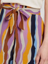 Fließende Culotte mit Bindegürtel - Frauen - wavy multicolor stripes Fließende Culotte mit Bindegürtel - Frauen - wavy multicolor stripes - 10 - TOM TAILOR Denim