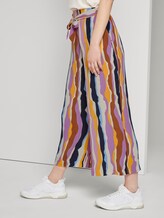 Fließende Culotte mit Bindegürtel - Frauen - wavy multicolor stripes Fließende Culotte mit Bindegürtel - Frauen - wavy multicolor stripes - 11 - TOM TAILOR Denim