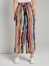 Fließende Culotte mit Bindegürtel - Frauen - wavy multicolor stripes Fließende Culotte mit Bindegürtel - Frauen - wavy multicolor stripes - 2 - TOM TAILOR Denim