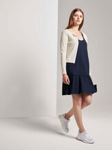 Kleid mit Rücken-Detail und Rüschung - Frauen - Real Navy Blue Kleid mit Rücken-Detail und Rüschung - Frauen - Real Navy Blue - 3 - TOM TAILOR Denim