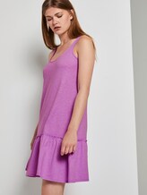 Kleid mit Rücken-Detail und Rüschung - Frauen - light berry Kleid mit Rücken-Detail und Rüschung - Frauen - light berry - 5 - TOM TAILOR Denim