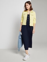 Midi dress with ruffles - Women - Real Navy Blue Midi dress with ruffles - Women - Real Navy Blue - 3 - TOM TAILOR Denim
