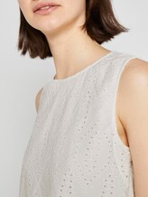 Minikleid im Struktur-Mix - Frauen - Off White Minikleid im Struktur-Mix - Frauen - Off White - 10 - TOM TAILOR Denim