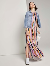 Gemustertes Neckholder Maxikleid - Frauen - wavy multicolor stripes Gemustertes Neckholder Maxikleid - Frauen - wavy multicolor stripes - 3 - TOM TAILOR Denim