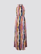 Gemustertes Neckholder Maxikleid - Frauen - wavy multicolor stripes Gemustertes Neckholder Maxikleid - Frauen - wavy multicolor stripes - 7 - TOM TAILOR Denim