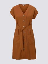 Dress in a utility style - Women - mango brown Dress in a utility style - Women - mango brown - 7 - TOM TAILOR Denim