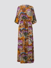 Patterned maxi dress made of crepe - Women - tropical safari print Patterned maxi dress made of crepe - Women - tropical safari print - 7 - TOM TAILOR Denim