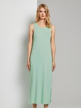 Ribbed midi dress with back details - Women - fresh mint Ribbed midi dress with back details - Women - fresh mint - 1 - TOM TAILOR Denim