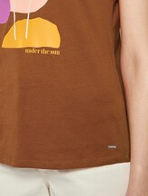 T-Shirt met print - Vrouwen - mango brown T-Shirt met print - Vrouwen - mango brown - 10 - TOM TAILOR Denim