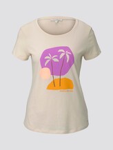 T-Shirt mit Print - Frauen - soft creme beige T-Shirt mit Print - Frauen - soft creme beige - 7 - TOM TAILOR Denim