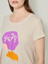 T-Shirt mit Print - Frauen - soft creme beige T-Shirt mit Print - Frauen - soft creme beige - 9 - TOM TAILOR Denim