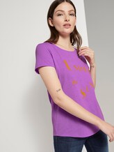 T-Shirt met print - Vrouwen - light berry T-Shirt met print - Vrouwen - light berry - 5 - TOM TAILOR Denim