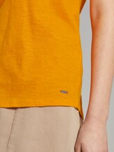 T-Shirt mit V-Ausschnitt - Frauen - orange yellow T-Shirt mit V-Ausschnitt - Frauen - orange yellow - 10 - TOM TAILOR Denim