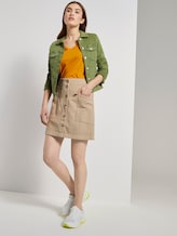 T-Shirt mit V-Ausschnitt - Frauen - orange yellow T-Shirt mit V-Ausschnitt - Frauen - orange yellow - 3 - TOM TAILOR Denim