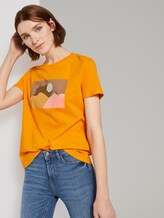 T-Shirt mit Print - Frauen - orange yellow T-Shirt mit Print - Frauen - orange yellow - 5 - TOM TAILOR Denim