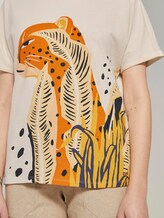 T-Shirt mit Tier-Print - Frauen - soft creme beige T-Shirt mit Tier-Print - Frauen - soft creme beige - 10 - TOM TAILOR Denim