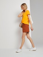 T-shirt with a pattern - Women - orange yellow T-shirt with a pattern - Women - orange yellow - 3 - TOM TAILOR Denim