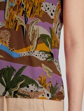T-shirt met cut-out detail - Vrouwen - tropical safari print T-shirt met cut-out detail - Vrouwen - tropical safari print - 10 - TOM TAILOR Denim
