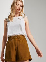 Top mit Rüschen - Frauen - Off White Top mit Rüschen - Frauen - Off White - 5 - TOM TAILOR Denim