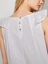 Top mit Rüschen - Frauen - Off White Top mit Rüschen - Frauen - Off White - 9 - TOM TAILOR Denim