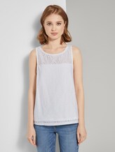 Top mit Spitze - Frauen - Off White Top mit Spitze - Frauen - Off White - 1 - TOM TAILOR Denim