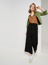 Fließendes Top mit Knöpfen - Frauen - mango brown Fließendes Top mit Knöpfen - Frauen - mango brown - 3 - TOM TAILOR Denim