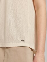 Fließendes Top mit Knöpfen - Frauen - soft creme beige Fließendes Top mit Knöpfen - Frauen - soft creme beige - 10 - TOM TAILOR Denim