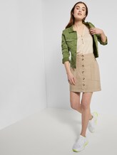 Fließendes Top mit Knöpfen - Frauen - soft creme beige Fließendes Top mit Knöpfen - Frauen - soft creme beige - 3 - TOM TAILOR Denim