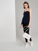 Top mit Raffungen - Frauen - Real Navy Blue Top mit Raffungen - Frauen - Real Navy Blue - 3 - TOM TAILOR Denim