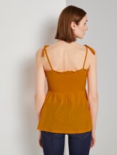 Top with ruffles - Women - orange yellow Top with ruffles - Women - orange yellow - 2 - TOM TAILOR Denim