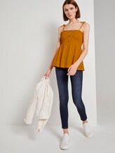Top with ruffles - Women - orange yellow Top with ruffles - Women - orange yellow - 3 - TOM TAILOR Denim