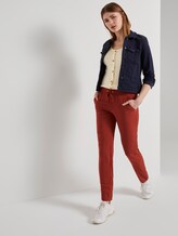 Ribbed top with a button tab - Women - soft creme beige Ribbed top with a button tab - Women - soft creme beige - 3 - TOM TAILOR Denim