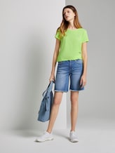 T-shirt with a placed print - Women - light neon yellow T-shirt with a placed print - Women - light neon yellow - 3 - TOM TAILOR Denim