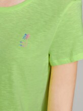 T-shirt with a placed print - Women - light neon yellow T-shirt with a placed print - Women - light neon yellow - 9 - TOM TAILOR Denim